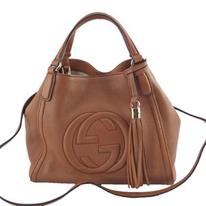 Gucci Soho Interlocking G Brown Handbag